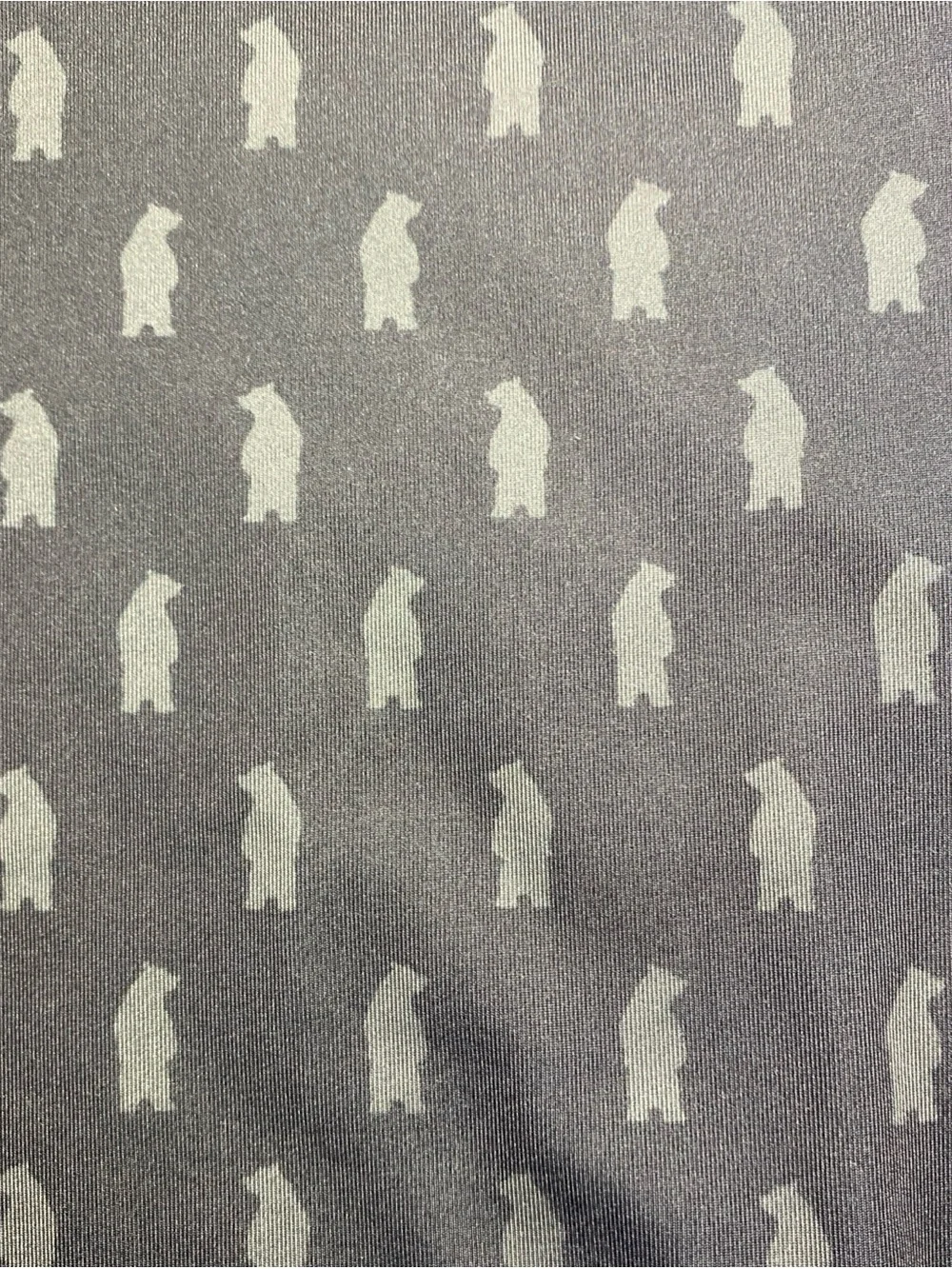 WAGGLE Golf Polo Medium All Over Pattern Bears Performance Sport Preppy Nature - Picture 3 of 6